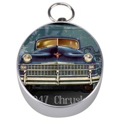 Vintage Car Automobile Silver Compasses by Nexatart