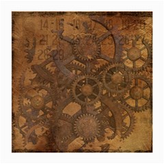 Background Steampunk Gears Grunge Medium Glasses Cloth by Nexatart