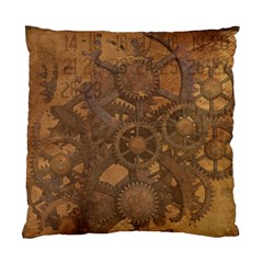 Background Steampunk Gears Grunge Standard Cushion Case (two Sides) by Nexatart