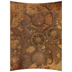 Background Steampunk Gears Grunge Back Support Cushion by Nexatart