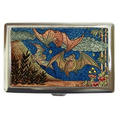 Bats Cubism Mosaic Vintage Cigarette Money Cases by Nexatart