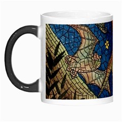 Bats Cubism Mosaic Vintage Morph Mugs by Nexatart