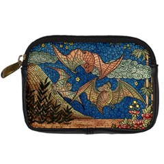 Bats Cubism Mosaic Vintage Digital Camera Cases by Nexatart