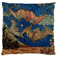 Bats Cubism Mosaic Vintage Standard Flano Cushion Case (one Side) by Nexatart