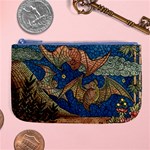 Bats Cubism Mosaic Vintage Large Coin Purse Front