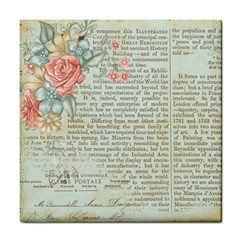 Vintage Floral Background Paper Tile Coasters by Nexatart