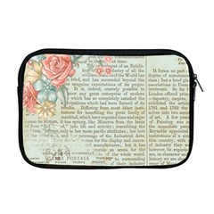 Vintage Floral Background Paper Apple Macbook Pro 17  Zipper Case by Nexatart