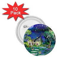 Background Fairy Tale Watercolor 1.75  Buttons (10 pack)