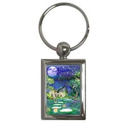 Background Fairy Tale Watercolor Key Chains (Rectangle) 