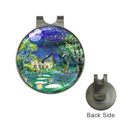 Background Fairy Tale Watercolor Hat Clips with Golf Markers