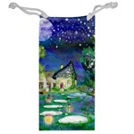 Background Fairy Tale Watercolor Jewelry Bag Back