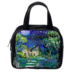 Background Fairy Tale Watercolor Classic Handbags (One Side)