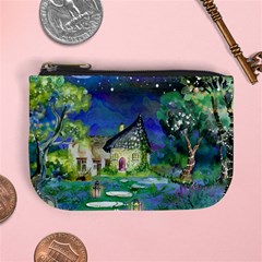 Background Fairy Tale Watercolor Mini Coin Purses