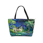 Background Fairy Tale Watercolor Shoulder Handbags Front