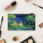 Background Fairy Tale Watercolor Cosmetic Bag (Small)  Back