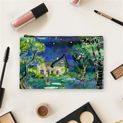 Background Fairy Tale Watercolor Cosmetic Bag (Medium) 