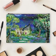 Background Fairy Tale Watercolor Cosmetic Bag (Large) 