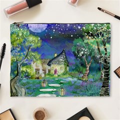 Background Fairy Tale Watercolor Cosmetic Bag (XL)