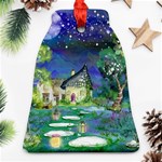 Background Fairy Tale Watercolor Ornament (Bell) Front