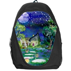 Background Fairy Tale Watercolor Backpack Bag