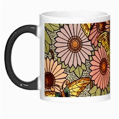 Flower Butterfly Cubism Mosaic Morph Mugs by Nexatart