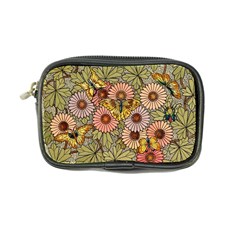 Flower Butterfly Cubism Mosaic Coin Purse by Nexatart