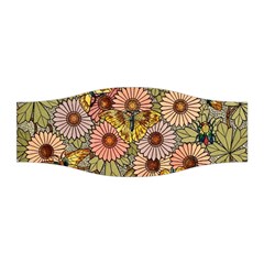 Flower Butterfly Cubism Mosaic Stretchable Headband by Nexatart