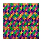 Background Geometric Triangle Tile Coasters Front