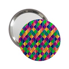 Background Geometric Triangle 2.25  Handbag Mirrors