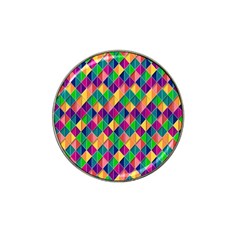 Background Geometric Triangle Hat Clip Ball Marker (4 Pack)