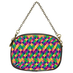 Background Geometric Triangle Chain Purses (two Sides)  by Nexatart