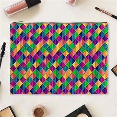 Background Geometric Triangle Cosmetic Bag (XL)