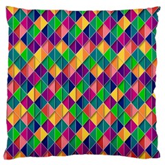 Background Geometric Triangle Large Cushion Case (Two Sides)