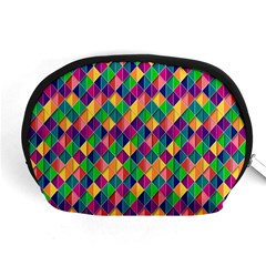 Background Geometric Triangle Accessory Pouches (Medium) 