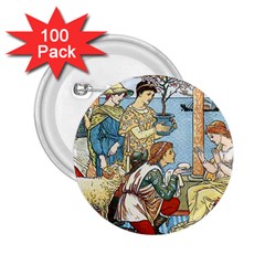 Vintage Princess Prince Old 2 25  Buttons (100 Pack)  by Nexatart