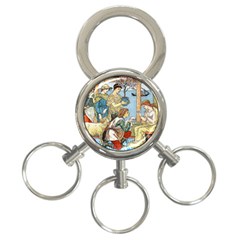 Vintage Princess Prince Old 3-ring Key Chains by Nexatart