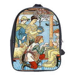 Vintage Princess Prince Old School Bag (large) by Nexatart