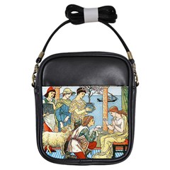 Vintage Princess Prince Old Girls Sling Bags by Nexatart