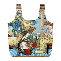 Vintage Princess Prince Old Full Print Recycle Bags (l)  by Nexatart