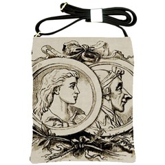 Young Old Man Weird Funny Shoulder Sling Bags by Nexatart