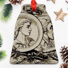 Young Old Man Weird Funny Bell Ornament (two Sides) by Nexatart