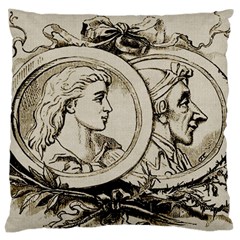 Young Old Man Weird Funny Standard Flano Cushion Case (two Sides) by Nexatart