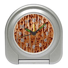 Stainless Rusty Metal Iron Old Travel Alarm Clocks by Nexatart