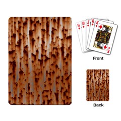 Stainless Rusty Metal Iron Old Playing Card by Nexatart