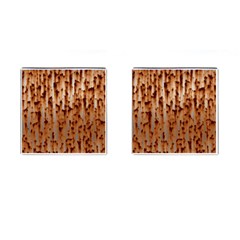 Stainless Rusty Metal Iron Old Cufflinks (square) by Nexatart