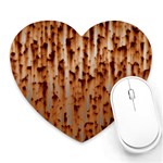 Stainless Rusty Metal Iron Old Heart Mousepads Front