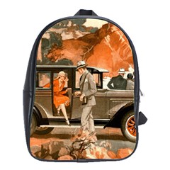 Car Automobile Transport Passenger School Bag (large) by Nexatart