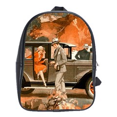 Car Automobile Transport Passenger School Bag (xl) by Nexatart