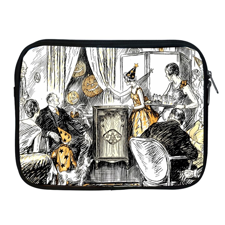 Vintage People Party Celebrate Apple iPad 2/3/4 Zipper Cases