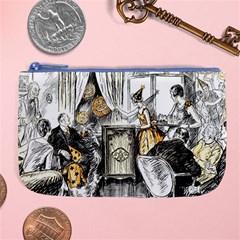 Vintage People Party Celebrate Large Coin Purse by Nexatart